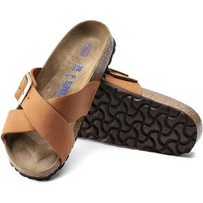 Birkenstock Siena Nubuck Sandals - Soft Footbed with Tasteful Urban Feel and Crossed Straps - Multiple Colors & Sizes