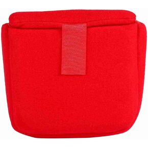 DLSR Camera Bag, Insert Pad Shockproof Insert Protection Camera Case Bag Organizer Accessory for Photographing Padded Camera Pouch Camera Insert Bag (Red)