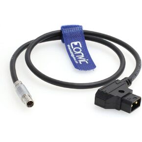 Eonvic Power Cable Fischer RS 3 Pin Male to Dtap for Arri Alexa Camera