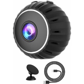 Mini WiFi Camera 150° Wide Angle 360° Adjustable HD Night Vision Motion Detection Multi-User Sharing for Home Security