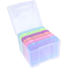 1set Durable Photo Box for Organizing Photos Multifunctional Storage Case for Easy Access Neat Organization for Home Office Use