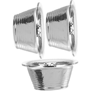 Mikikit 3pcs Spotlight Fixture Shade Reflector Cup for LED Flashlight Glare Reduction Accessory for Indoor Outdoor Use Easy Installation Reflective Cap for Enhanced Illumination