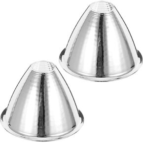 HOMSFOU 2Pcs Spotlight Fixture Shade LED Light Reflector Cup Replacement for Indoor Outdoor Lighting Even Light Distribution Glare Design for Camping and Reading Activities