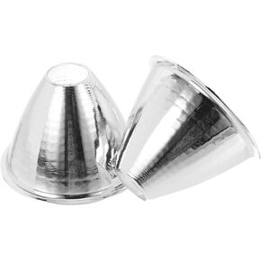 Uonlytech 2Pcs LED Light Reflector Cup Replacement for Flashlight High Brightness Spotlight Accessory for Indoor and Outdoor Use Portable Design for Camping and
