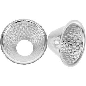 2Pcs LED Light Reflector Accessory for Spotlight Shade Replacement Part for Camping Emergency Lighting and