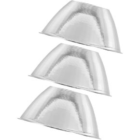DOITOOL 3pcs Flashlight Reflector Cup Lightweight Aluminum Replacement Accessory for Spotlight Lighting Fixture for Indoor Outdoor Use Enhanced Light Efficiency