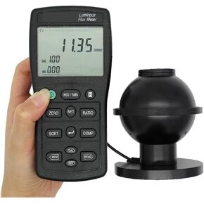 Digital Illuminance Light Meter Tester, Handheld Luminous Flux Meter Light Tester Accurate and Instant Response Ran 7000 Lumens for Set Design, Factory, Office or Home use