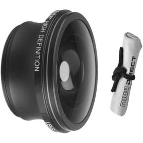 Digital Nc 2.2X Teleconverter Lens for Sony HDR-CX580V + Stepping Ring (30-37mm) + Nwv Direct Microfiber Cleaning Cloth