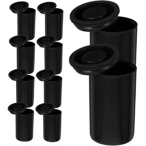24pcs Film Canisters with Caps Plastic Storage for Camera Film Accessories and More Compact Design for Travel and Outdoor Photography