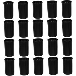 20pcs Photo Film Canisters Lids Reel Storage Tubes Lightproof Cylinder Containers Small Canisters Craft Supplies Food Storage