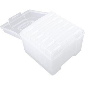 Gadpiparty 1set Multi-functional Photo Storage Box Organizers for Pictures Cards Crafts Includes Cases for Easy Carrying and Organizing Household Photo Case