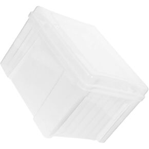 jojofuny Photo Storage Organizer Box Removable Dividers Capacity Case for Pictures and Documents Lightweight Design for Easy Carrying and Sorting