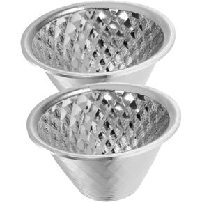 Mipcase 2Pcs Spotlight Shade Accessory LED Light Reflector Cup for Enhanced Brightness Portable Lighting for Camping and Outdoor Activities