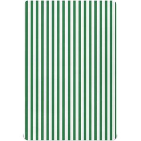 Green White Stripes Crib Sheets for Boys Girls Soft Breathable Mini Crib Sheets for Baby 52" x 28"