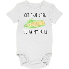 Corn Face - Baby Boy Girl Clothes Infant Bodysuit Funny Cute Newborn