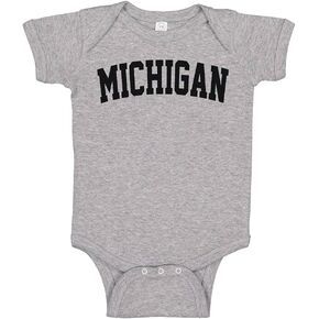 Taty Kids Michigan College Style Babysuit