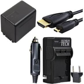 Synergy Digital Accessory Kit, Compatible with Panasonic HC-V800 Full HD Camcorder includes: PT58 Charger, ACD790 Battery, HDMI6FMC AV & HDMI Cable