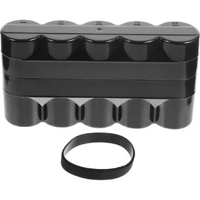 Stackable Storage Box Hard Plastic Film Storage Case Lids Waterproof Film Canisters Protector Film Carriers Organizer for Film Roll Easy to Install
