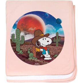 CafePress Snoopy Space Cowboy Baby Blanket, Super Soft Newborn Swaddle