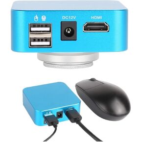 Microscope Kit HDMI USB Digital Video Monocular Microscope Camera 180X C-Mount Lens Microscope Lens Adapters