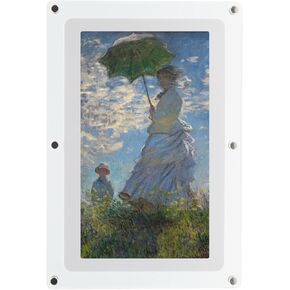 Canvia Kinetic Digital Art Rotating Collection of Cassatt Landscape Artwork – Slideshow Display with No Set Up Required – Durable Acrylic Frame - 10 Inch, 2500 mAh Battery