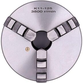 5" 3 Jaw Lathe Chuck K11-125 Lathe Chucks 3 Jaw Self-Centering Chuck Manual Chuck Chuck