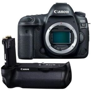 Canon EOS 5D Mark IV DSLR Body - With Canon BG-E20 Battery Grip (Renewed)