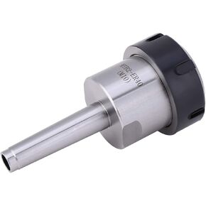 ER40 Collet Chuck Holder for CNC L), Sustainable Carbon Steel Chuck, Suitable for All Kinds of Processing Activities, Silver + Black