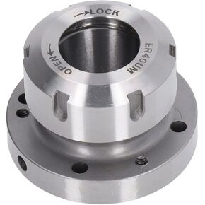 ER40 Clamping Collet Chuck Replacement, 80mm Diameter, Clamping Force, Durably Carbon Steel, for CNC Milling Machine and Lathe