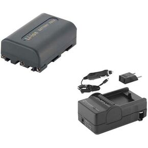 Synergy Digital Accessory Kit Compatible, Works with Sony CCD-TRV318 Camcorder Includes: SDNPFM50 Battery, SDM-101 Charger