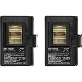 (2PACK) Replacement Battery for QLN220, QLn220HC, QLN320, QLn320HC, ZQ500, ZQ510, ZQ520, ZQ610, ZQ610HC, ZQ620, ZQ620HC, ZR628, ZR638 PN: AT16004, BTRY-MPP-34MA1-01, BTRY-MPP-34MAHC1-01 2600mAh
