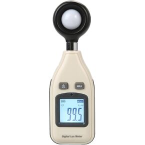 Digital Illuminance Light Meter Tester, 5PCS Digital Lux Meter Backlight 0~200000 Handheld Photometer Luminometer Lux/FC LM Tester Light Luxmeter Measuring Tools for set design, factory, office or hom