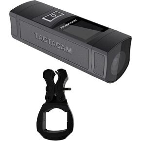 TACTACAM 6.0 Action Camera, 4k 60 FPS, 8X Zoom, Waterproof, Integrated Image Stabilization, One Touch Operation (6.0) (Clamp Mount)