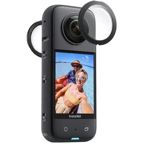 Reflex Camera Protective Lens Glasses for Insta360 X3 – Scratch-Resistant Ultra-Clear Lens Guards with Adhesive Kit and Removal Tool for 360° Action Cameras