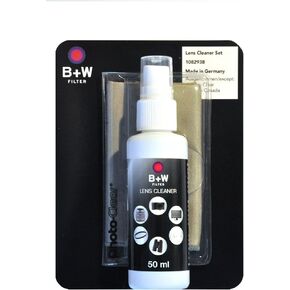 B+W 1082938 Lenses, Filters & Other Surfaces (Optical Lens Cleaner Cleaning Kit – Cleaning cloth – Black