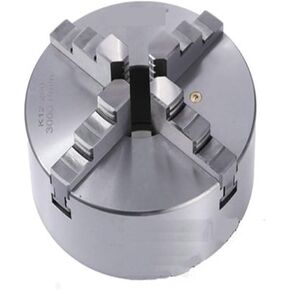 80mm Small Four Jaw Self Centering Chuck K12 Linkage CNC Lathe Fastening Device The Fourth Axis Chuck Machining Parts Chuck