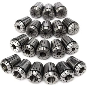 19Pcs/set ER32 2~20mm Spring Collet Chuck Set for CNC Milling Lathe Professional Tool for Industrial Manufacturing accessories