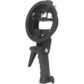 Convenient Flashlight Holder Handheld Chuck Ai Ling Joint Soft Box Fill Light Sshaped Holder Handles Type Bracket HolderHandheld G S Type Bracket Holder for Fl Snoot Softbox B