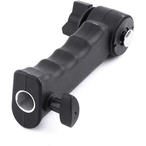 Universal Port Black S Type Bracket Handheld Grip Mount with Handle for Flash Softbox