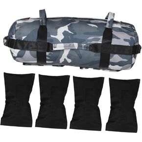1 Set Camouflage Workout Sandbag Portable Fitness Training Bag for Strength Endurance Reliable Resistance for Weightlifting Functional Training