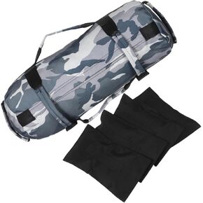Yardwe 1 Set Camouflage Fitness Sandbag for Strength Training Endurance Workouts Portable Exercise Bag for Daily Training Versatile Fitness Routines