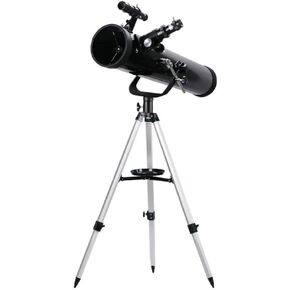 Astronomical Reflector Telescope 700/76mm 525X HD Professional Lens Large Caliber Monocular with Tripod Finder Scope Moo
