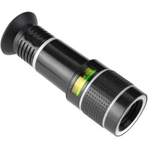 Portable Binoculars High Power Cell Phone Camera Lens Outdoor 20X Optical Hd Telescope Camera Lens Zoom Clip-On for Mobile Phone Tourism and Sightseeing