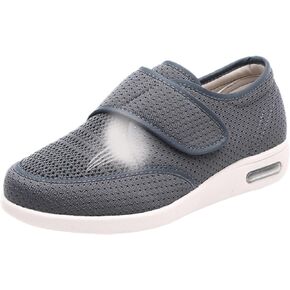 Men's Diabetic Shoes Extra Wide Width Lightweight Breathable Slippers Non Slip Comfortable Womens Walking Shoes for Swollen Feet
