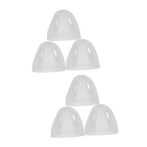 2sets استبدال أغطية زجاجة الطفل البلاستيك أغطية زجاجة DR لتغذية الفم العريضة 3pcs*2
