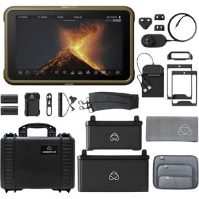 Atomos Ninja 5.2 بوصة الشاشة 1000NIT HDR-RECORDER لـ DSLR وحزمة الكاميرات غير المرآة مع مجموعة ملحقات عالمية (عنصران)