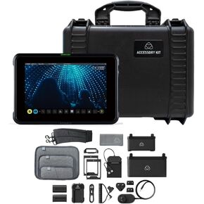 Atomos Shinobi 7-Inch 4K HDMI HDR Photo and Video Monitor Bundle with Universal Accessory Kit for 5-Inch and 7-Inch Monitors and Recorders (2 Items)