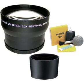 2.2X High Definition Super Telephoto Lens, (Includes Lens/Filter Adapter) Compatible with Canon Powershot SX500 is