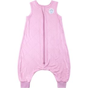 Dreamland Baby Toddler Sleep Sack with Feet, 1.0 TOG – Ultra Soft Viscose Wearable Blanket. Machine Washable, 2-Way Zipper.