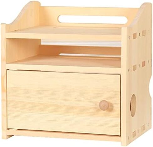 Router Storage Box，Wireless Router Storage Box Set Top Box Rack Cable Organizer Box Power Strip Protector Hider for Bedroom， Living Room， Office Decor Stands，B-30x23x30cm in Saudi Arabia